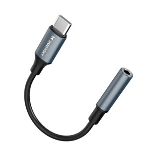 Wozinsky WACM-01 USB-C Adapter - 3.5mm Mini Jack - juodos spalvos - Image 3