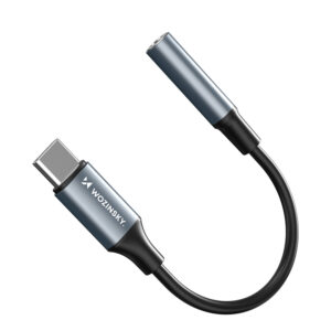 Wozinsky WACM-01 USB-C Adapter - 3.5mm Mini Jack - juodos spalvos - Image 4
