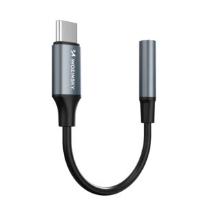 Wozinsky WACM-01 USB-C Adapter - 3.5mm Mini Jack - juodos spalvos - Image 6