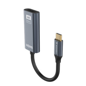 Wozinsky WACH-01 USB-C - HDMI 4K 60Hz Adapter - juodos spalvos - Image 2