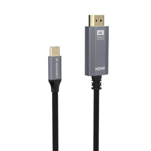 Wozinsky WCCH-01 USB-C - HDMI 4K 60Hz Cable 1.8m - juodos spalvos - Image 4