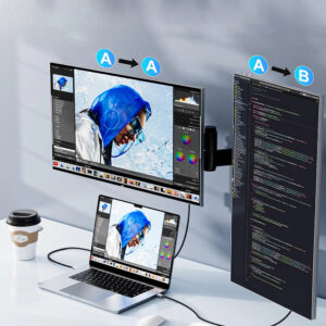 Wozinsky WCCH-01 USB-C - HDMI 4K 60Hz Cable 1.8m - juodos spalvos - Image 7