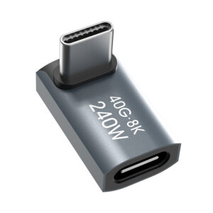 Wozinsky WPKF-01 USB-C - USB-C 40Gb/s 240W 8K OTG - pilkos spalvos - Image 4