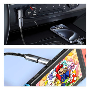 Wozinsky WPKF-01 USB-C - USB-C 40Gb/s 240W 8K OTG - pilkos spalvos - Image 8