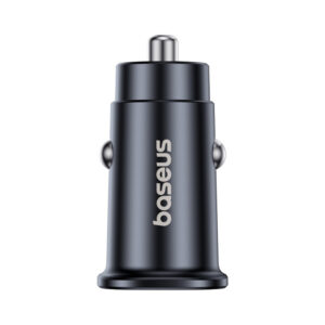 Baseus GoTrip 2 x USB-C 30W Car Charger - juodos spalvos - Image 5