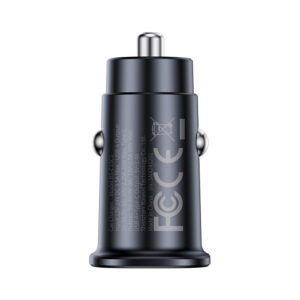 Baseus GoTrip 2 x USB-C 30W Car Charger - juodos spalvos - Image 6