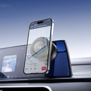 Automobilinis laikiklis Wozinsky WUSQ-01 su Qi įkrovikliu su MagSafe - juodos spalvos - Image 5