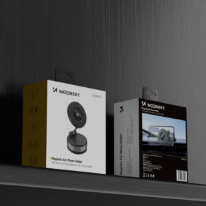 Automobilinis laikiklis Wozinsky WUSM-01 magnetinis pilkos spalvos - Image 9