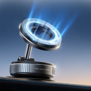 Joyroom JR-ZS501 Magnetic automobilinis laikiklis suderinamas su MagSafe skirtas Dashboard - Dark pilkos spalvos - Image 5