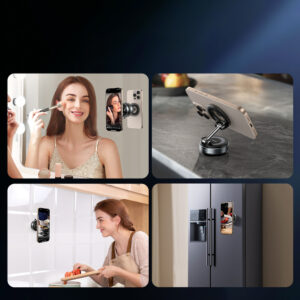 Joyroom JR-ZS501 Magnetic automobilinis laikiklis suderinamas su MagSafe skirtas Dashboard - Dark pilkos spalvos - Image 6