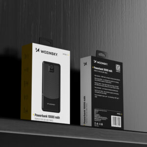 Wozinsky Wpower WPBBK-2 10000mAh Power Bank - juodos spalvos - Image 8