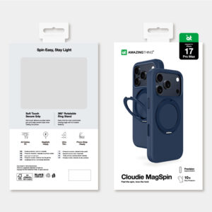 AmazingThing Cloudie Apple iPhone 17 Pro Max dėklas su Stand - Blue - Image 6