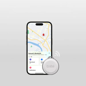 SBS Track My Circle Waterproof IP65 Locator Compatible with Apple Find My - White - Image 3