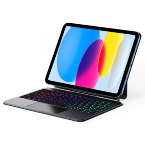 Dėklas su klaviatūra Dux Ducis (MK series) skirtas Apple iPad 10" (2022) Apple iPad 11" (2025) - juodos spalvos