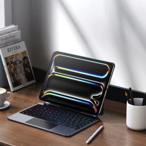 Dėklas su klaviatūra Dux Ducis (MK series) skirtas Apple iPad Pro 11" (2024) - juodos spalvos - Image 5