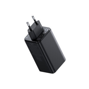 Baseus GaN6 Pro Charger 100W 2 x USB-C 2 x USB-A with Black USB-C Cable 100W 1m - Black - Image 3