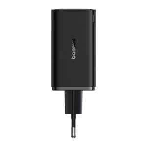 Baseus GaN6 Pro Charger 65W 2 x USB-C 2 x USB-A with Black USB-C Cable 100W 1m - Black - Image 4