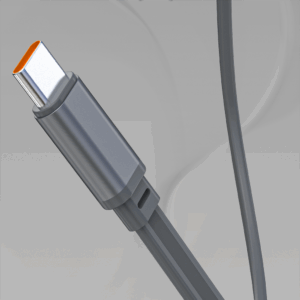 Dudao K31 Pro 45W 20000mAh Power Bank with Built-in Retractable USB-C Cable - pilkos spalvos - Image 5