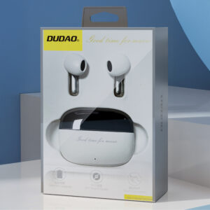 Dudao U8 TWS belaidės In-Ear ausinės - baltos spalvos - Image 4