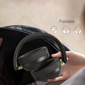 Dudao X22 Max belaidės On-Ear Bluetooth ausinės su ANC - juodos spalvos - Image 4