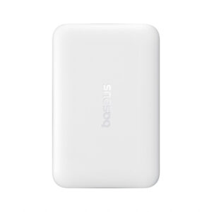 Baseus EnerFill FM11 Ultra-Mini 10000mAh 22.5W MagSafe Compatible Power Bank with Baseus Simple USB-C 20V/3A 30cm Cable - White - Image 3