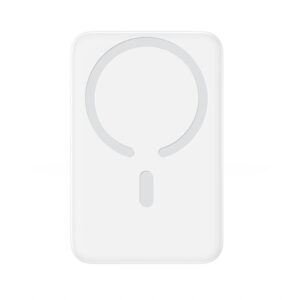 Baseus EnerFill FM11 Ultra-Mini 10000mAh 22.5W MagSafe Compatible Power Bank with Baseus Simple USB-C 20V/3A 30cm Cable - White - Image 4