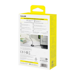 Baseus Dynamic 4 Pro Fast USB-C Cable - USB-C 100W 1m - Black - Image 3