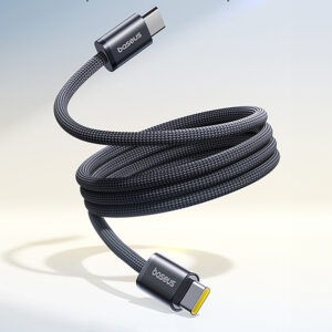 Baseus Dynamic 4 Pro Fast USB-C Cable - USB-C 100W 1m - Black - Image 9