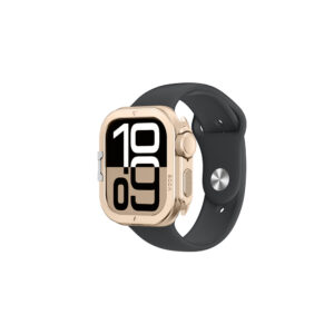 AmazingThing Titan Pro Metal dėklas skirtas Apple Watch 11 46mm Aluminum - Gold