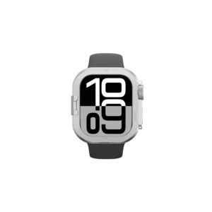 AmazingThing Titan Pro Metal dėklas skirtas Apple Watch 11 46mm Aluminum - Silver - Image 3