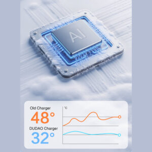 Dudao L25C USB-C - USB-C silikoninis kabelis 60W 1m - baltos spalvos - Image 3
