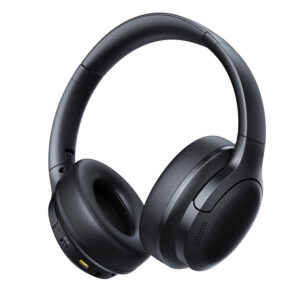 Baseus Bass BH1 Lite Wireless On-Ear Bluetooth 6.0 ausinės - juodos spalvos