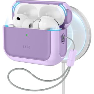 ESR Orbit Halolock MagSafe dėklas skirtas AirPods Pro - violetinės spalvos
