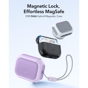 ESR Orbit Halolock MagSafe dėklas skirtas AirPods Pro - violetinės spalvos - Image 2