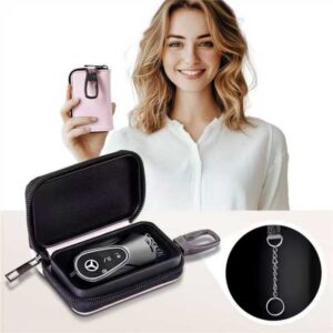 Tech-Protect KLR300 RFID Blocking Car Key Case - rožinės spalvos - Image 2