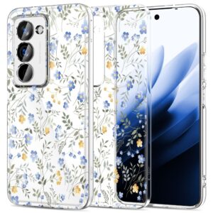 Tech-Protect FlexAir dėklas skirtas Xiaomi Redmi 15 4G / 5G - Daisies with Leaves