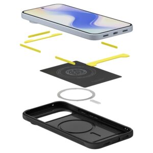 Spigen Rugged Armor Mag MagSafe dėklas skirtas Google Pixel 10 Pro XL - Matte juodos spalvos - Image 9