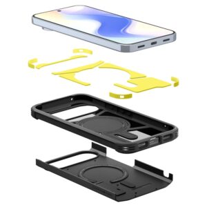 Spigen Tough Armor Mag MagSafe dėklas skirtas Google Pixel 10 Pro XL - juodos spalvos - Image 9