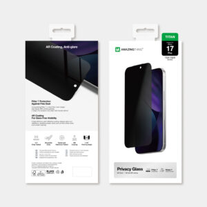 AmazingThing Titan Vision 7 apsauginis stiklas skirtas Apple iPhone 17 Pro Privacy - Image 7