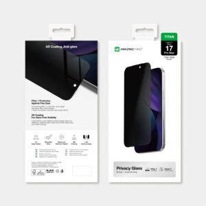 AmazingThing Titan Vision 7 apsauginis stiklas skirtas Apple iPhone 17 Pro Max Privacy - Image 7