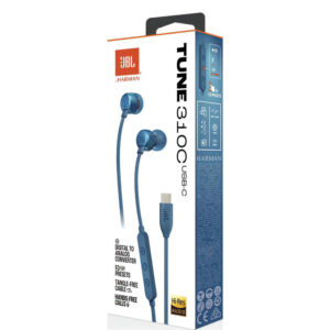 JBL Tune 310C In-Ear USB-C ausinės mėlynos spalvos - Image 7