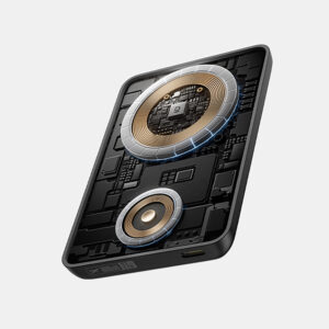 Powerbank Baseus EnerFill FT11 10000mAh 27W suderinamas su MagSafe, skirtas Apple Watch ir išmaniems telefonams USB-C 20V/3A 30 cm - juodos spalvos - Image 4