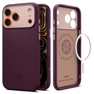 Spigen Nano Pop Mag MagSafe dėklas skirtas Apple iPhone 17 Pro - burgundy
