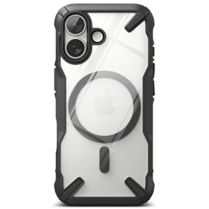 Ringke Fusion X Magnetic MagSafe dėklas skirtas Apple iPhone 17 - juodos spalvos - Image 3