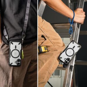 Ringke Fusion X Magnetic MagSafe dėklas skirtas Apple iPhone 17 - juodos spalvos - Image 7