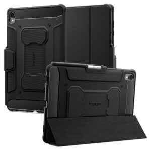 Spigen Rugged Armor "Pro" dėklas skirtas Samsung Galaxy Tab S11 11.0 - juodos spalvos