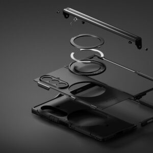 Ringke Alles Magnetic MagSafe dėklas skirtas Samsung Galaxy Z Fold 7 - juodos spalvos - Image 6