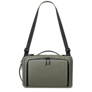 Tech-Protect Defender S50 kuprinė tinkanti Ryanair & Wizzar, 20L nešiojamam kompiuteriui - Olive - Image 4