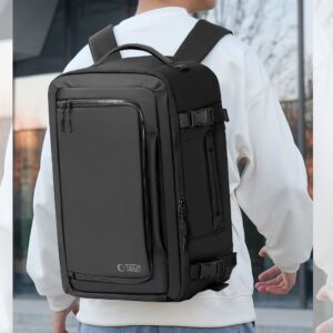 Tech-Protect Defender S50 kuprinė tinkanti Ryanair & Wizzar, 20L nešiojamam kompiuteriui - Olive - Image 9