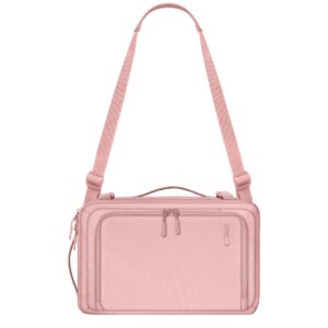 Tech-Protect Defender S50 kuprinė tinkanti Ryanair & Wizzar, 20L nešiojamam kompiuteriui - rožinės spalvos - Image 4